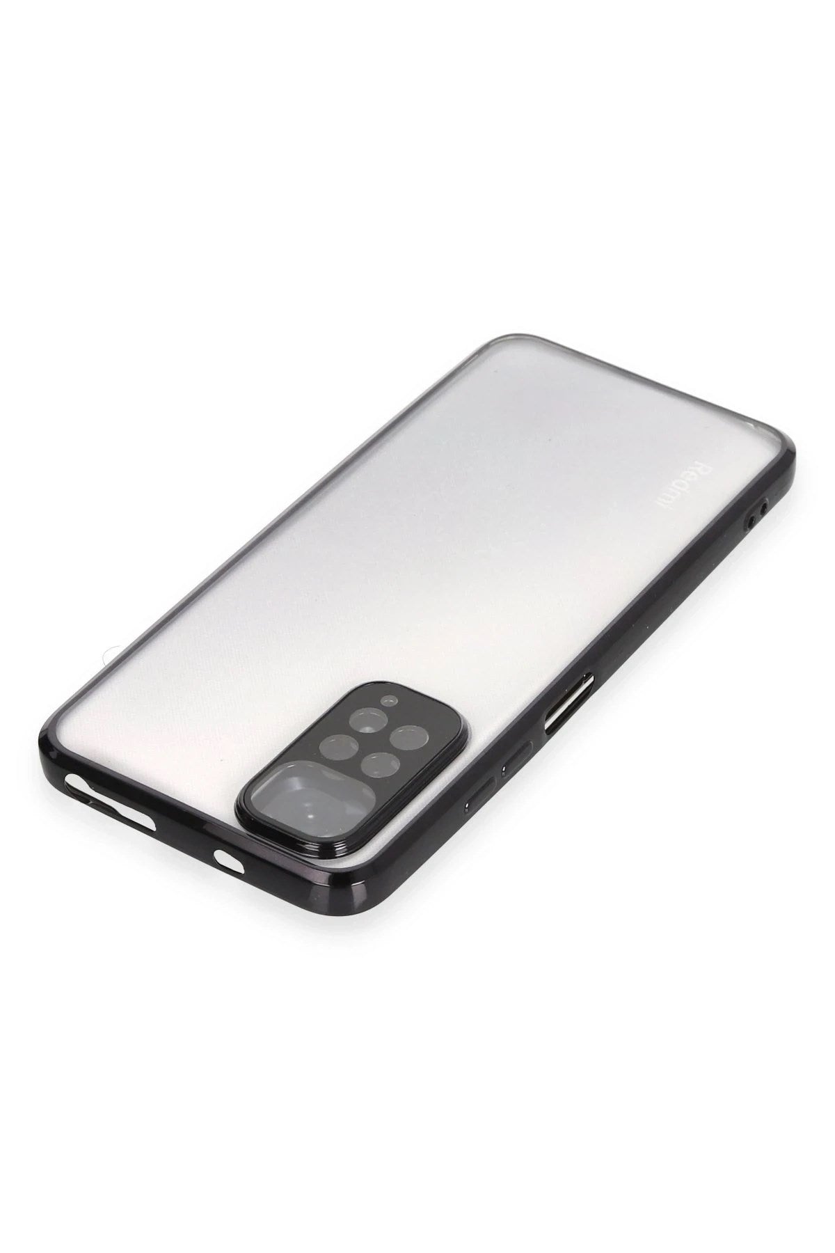 Mey İthalat® Redmi Note 11 Kılıf Lensli Silikon - Siyah