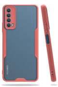 Mey İthalat® Huawei P Smart 2021 Kılıf Platin Silikon - Pembe