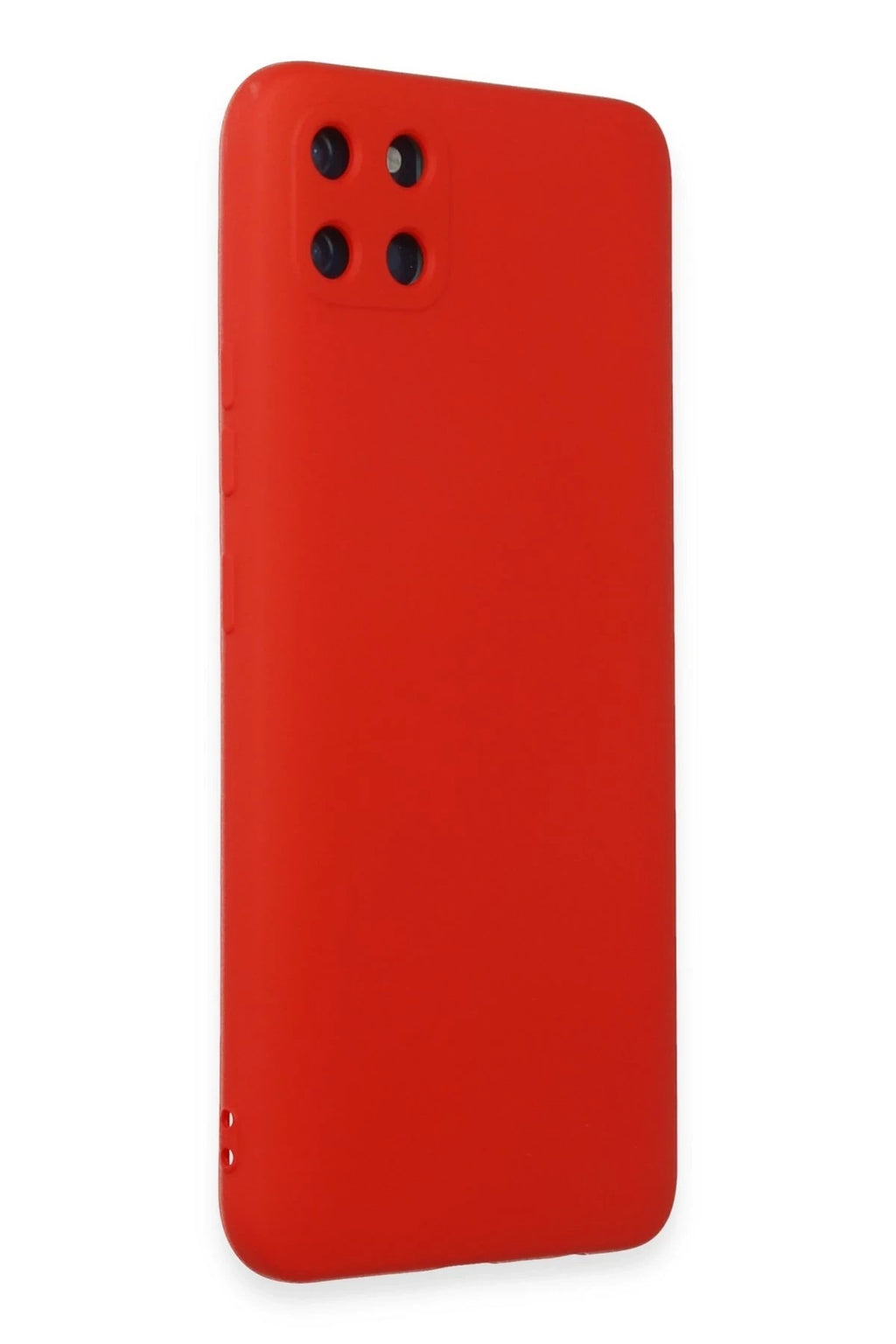 Mey İthalat® Realme C11 Kılıf Nano içi Kadife Silikon - Kırmızı