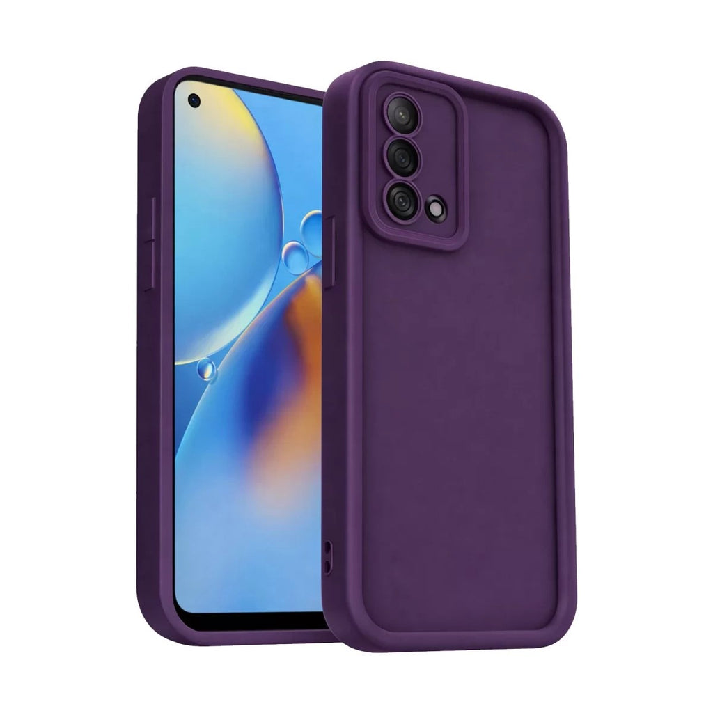 Mey İthalat® A74 4G Kılıf Viera Silikon - Mürdüm
