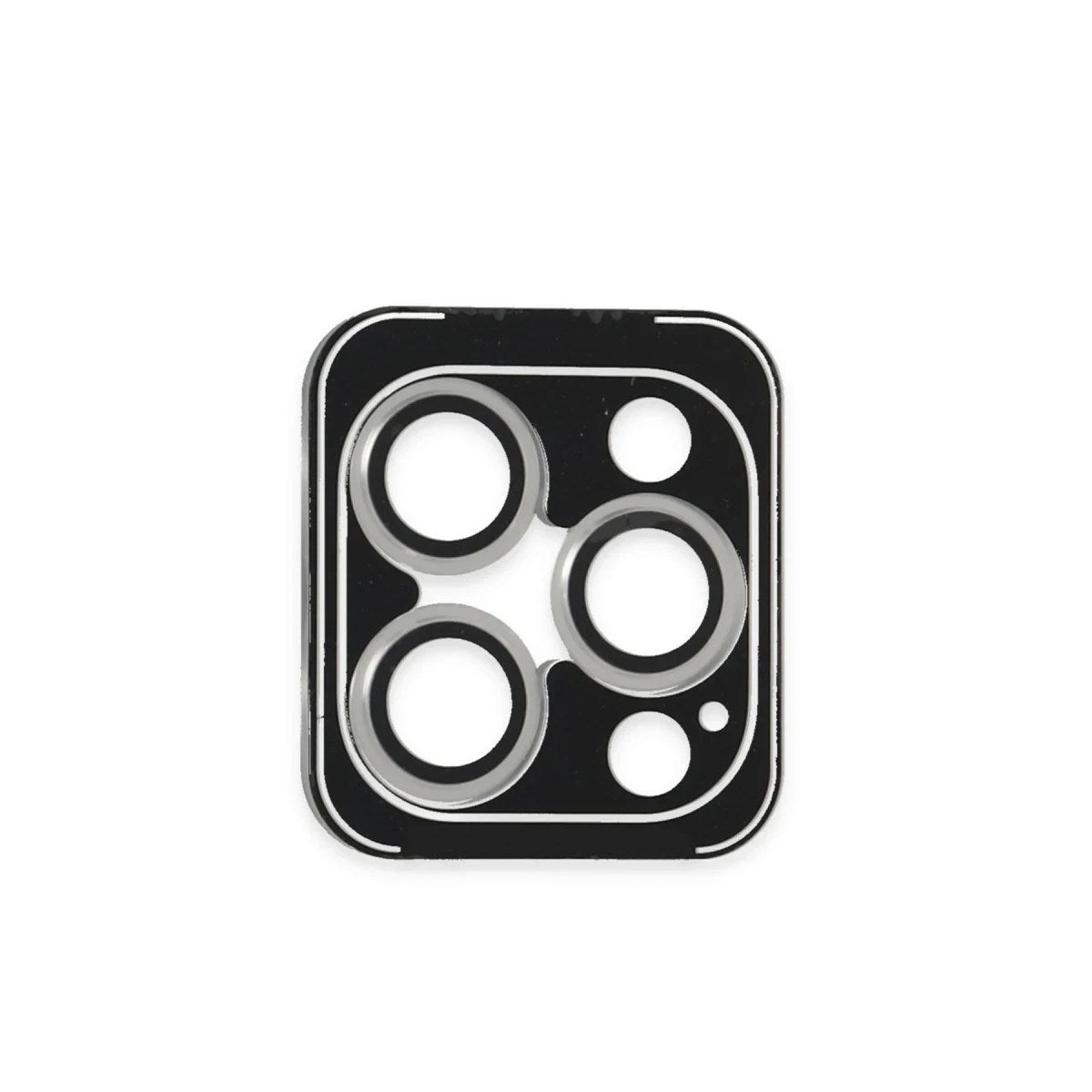 Mey İthalat® iPhone 16 Pro Max PVD Metal Kamera Lens - Gümüş