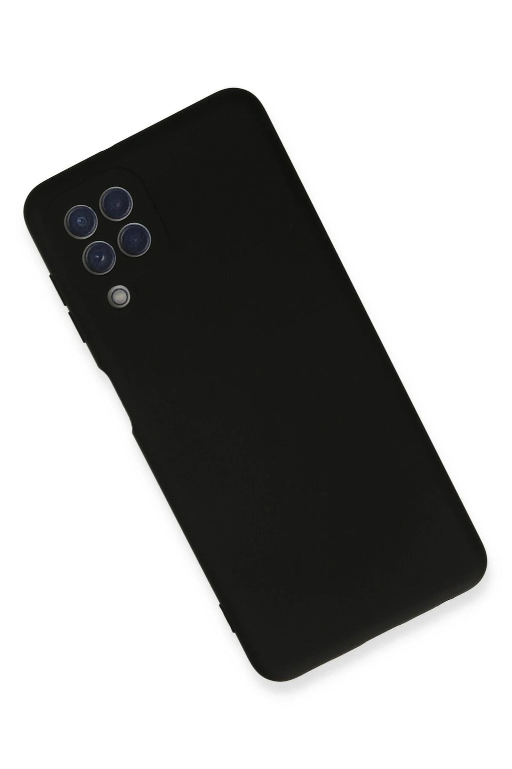 Mey İthalat® Samsung Galaxy A22 Kılıf Nano içi Kadife Silikon - Siyah