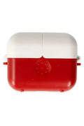 Mey İthalat® Airpods 3 (3.nesil) Basmalı Kılıf - Kırmızı-Beyaz