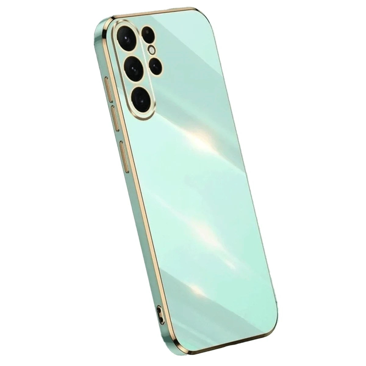 Mey İthalat® Samsung Galaxy S24 Ultra Kılıf Volet Silikon - Açık Yeşil