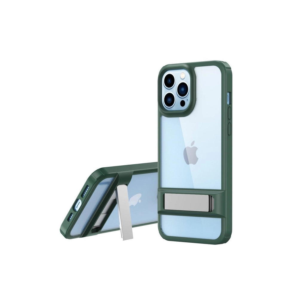 Mey İthalat® iPhone 13 Pro Kılıf Rolet Stand Kapak - Yeşil