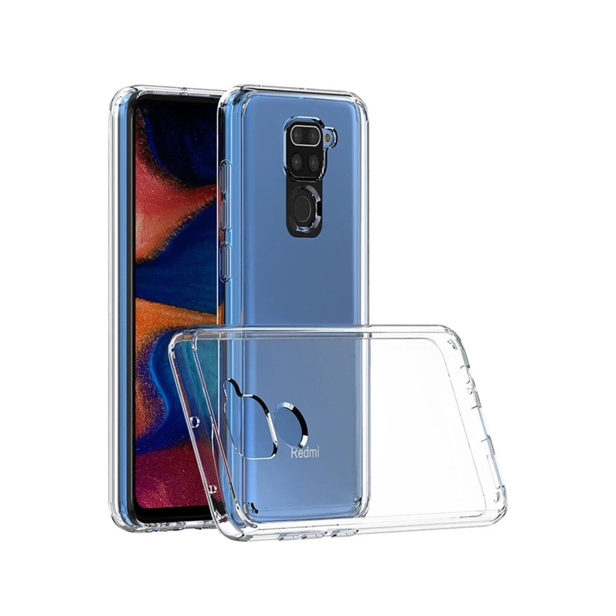 Mey İthalat® Redmi Note 9 Kılıf Lüx Şeffaf Silikon - Şeffaf