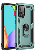 Mey İthalat® Samsung Galaxy A33 5G Kılıf Sofya Yüzüklü Silikon Kapak - Yeşil