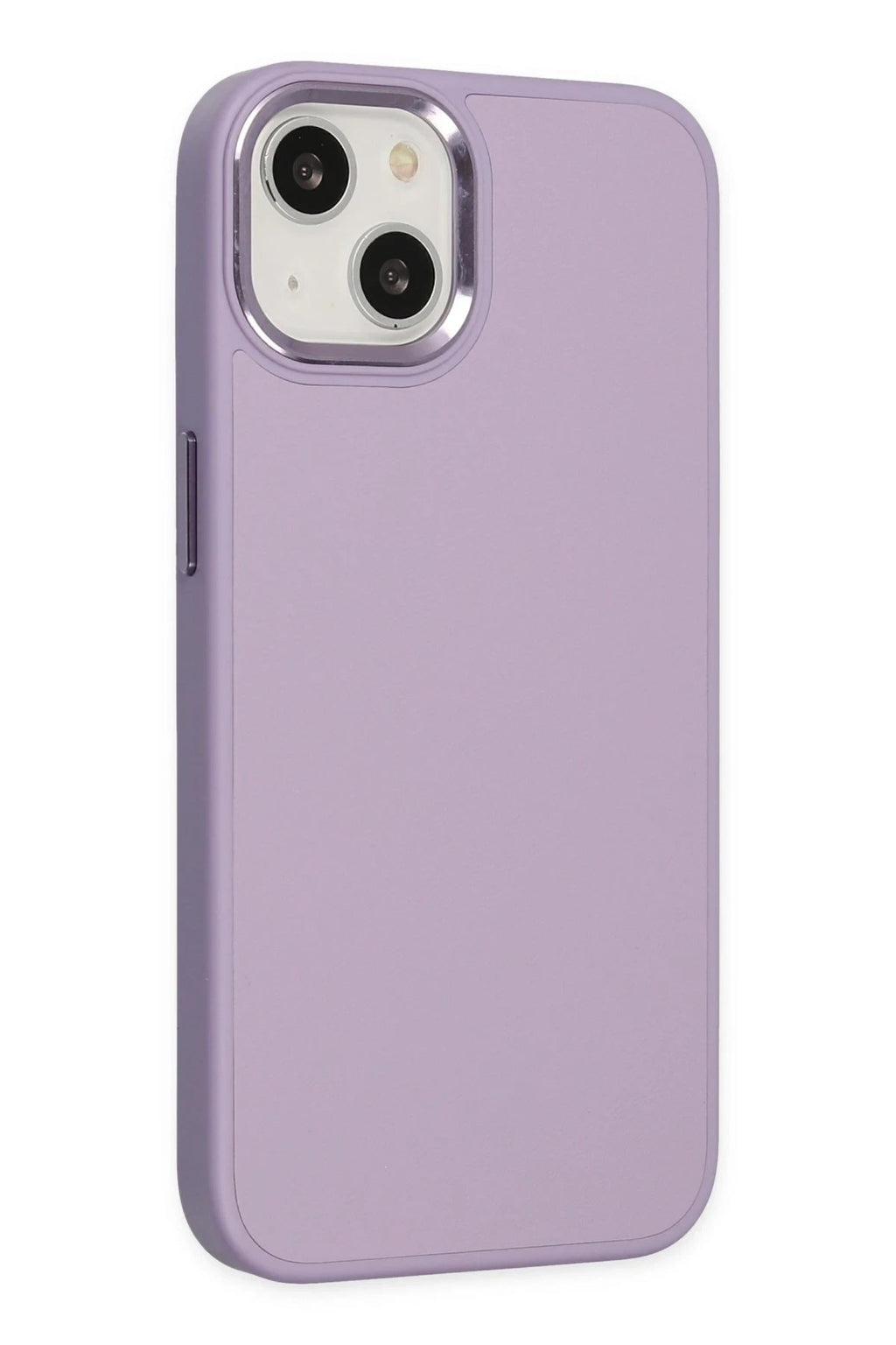 Mey İthalat® iPhone 14 Plus Kılıf Asya Deri Silikon - Lila