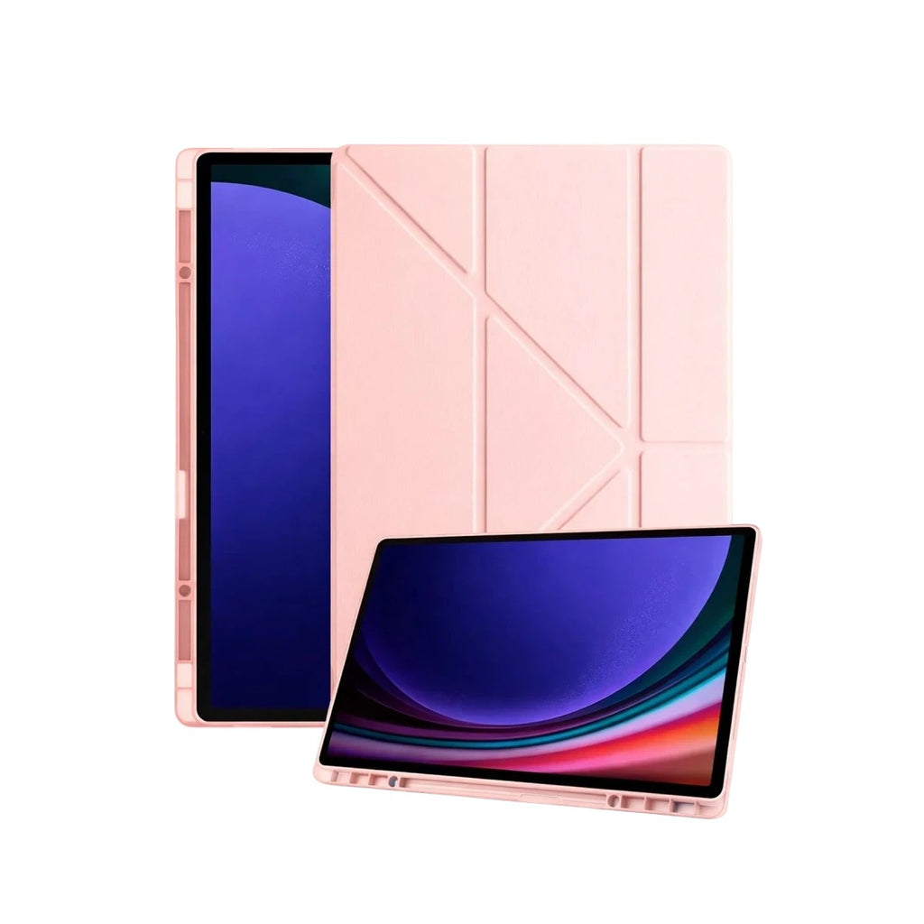 Mey İthalat® Samsung Galaxy X930 Tab S11 Ultra 14.6 Kalemlikli Mars Tablet Kılıfı - Rose Gold