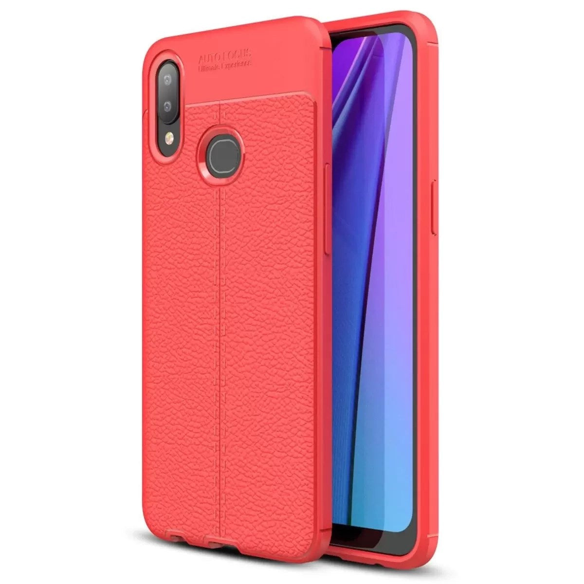 Mey İthalat® Samsung Galaxy A10S Kılıf Auto Focus Kapak - Kırmızı