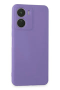 Mey İthalat® Vivo Y16 Kılıf First Silikon - Lila