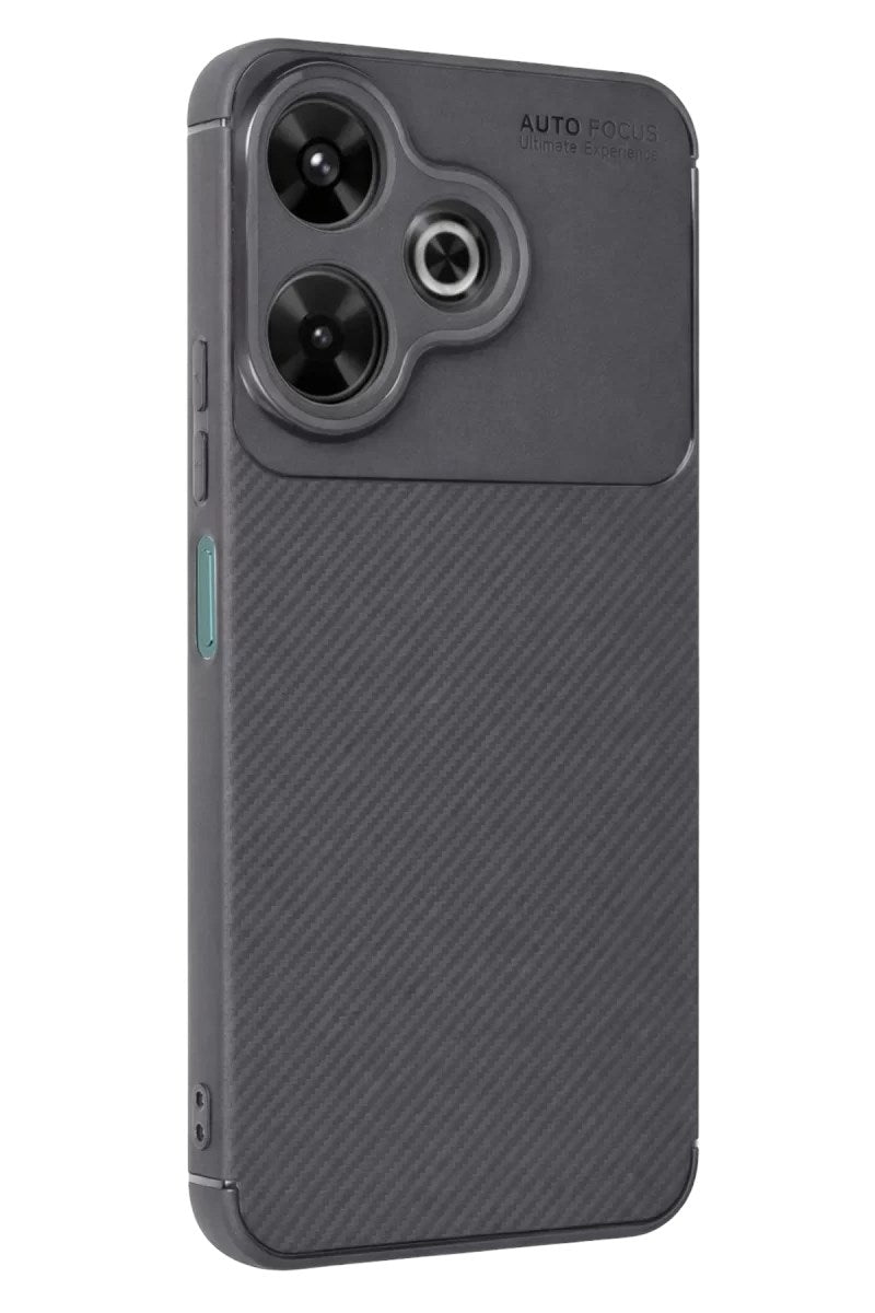 Mey İthalat® Redmi 13 4G Kılıf Auto Focus Karbon Kapak - Gri
