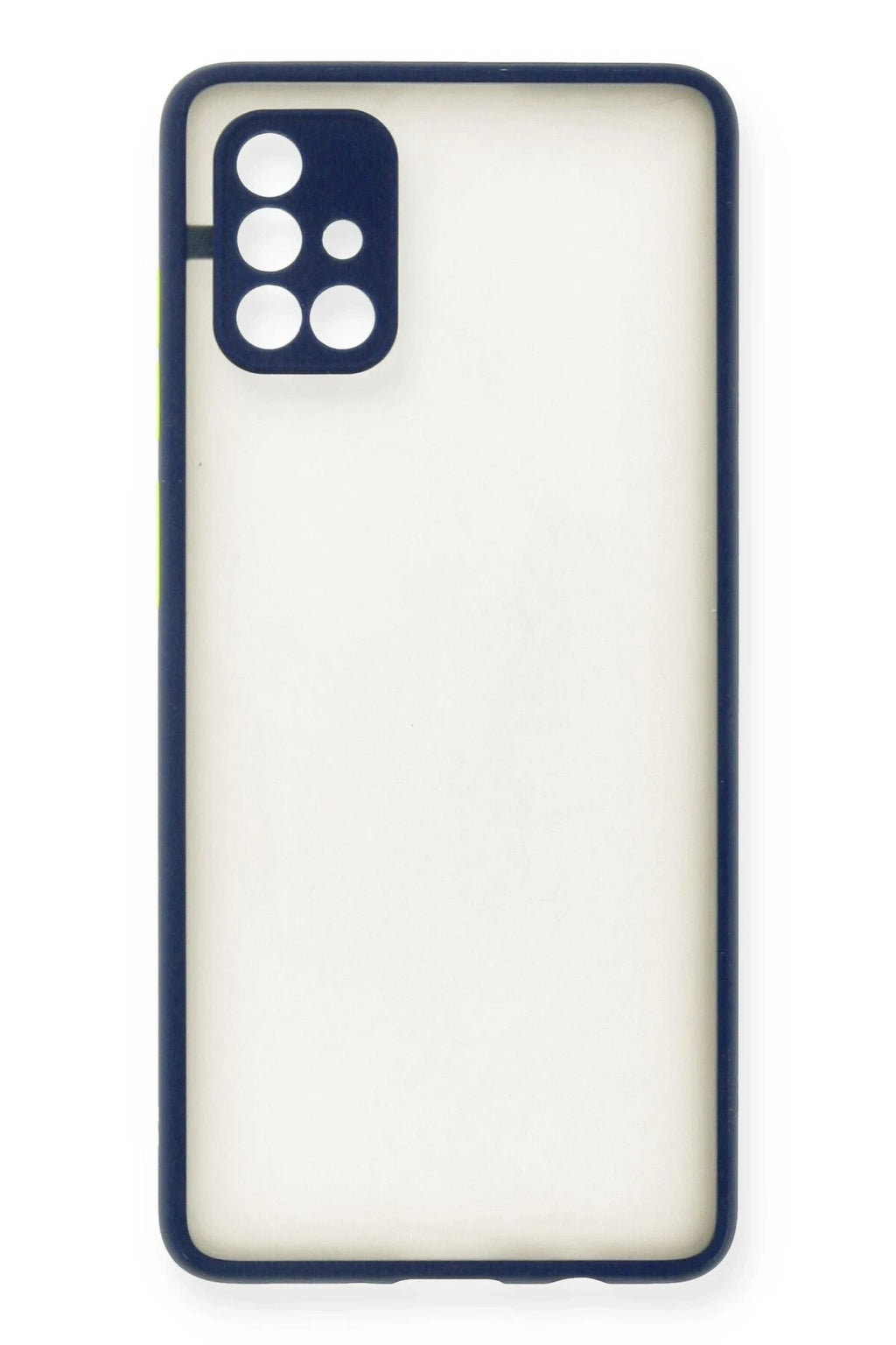 Mey İthalat® Samsung Galaxy A71 Kılıf Montreal Silikon Kapak - Lacivert