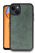 Mey İthalat® iPhone 15 Kılıf Aras Deri Kapak - Koyu Yeşil