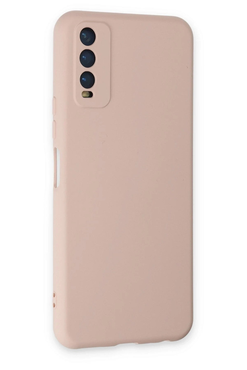 Mey İthalat® Vivo Y11S Kılıf Nano içi Kadife Silikon - Pudra