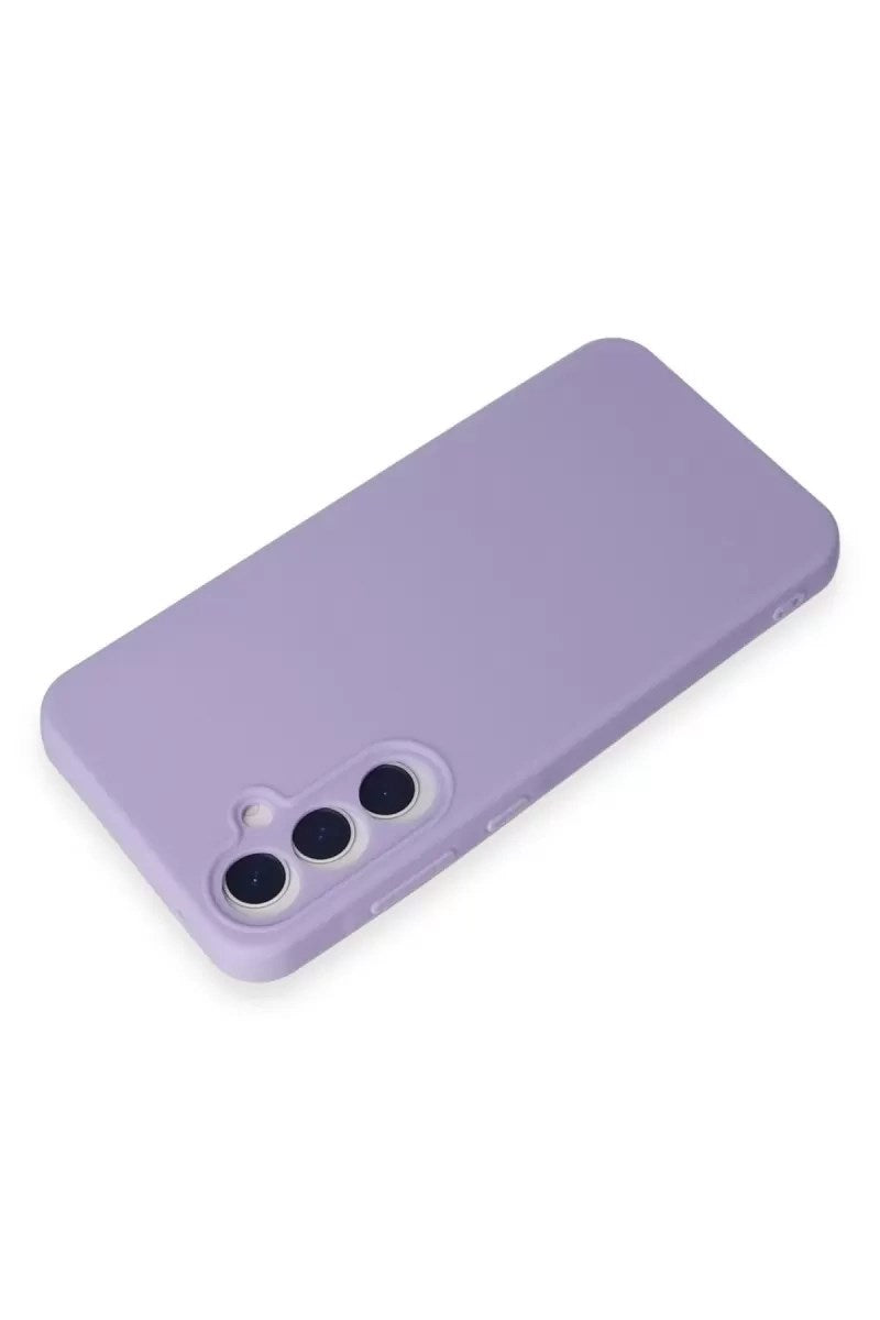 Mey İthalat® Samsung Galaxy A55 5G Kılıf Nano içi Kadife Silikon - Lila