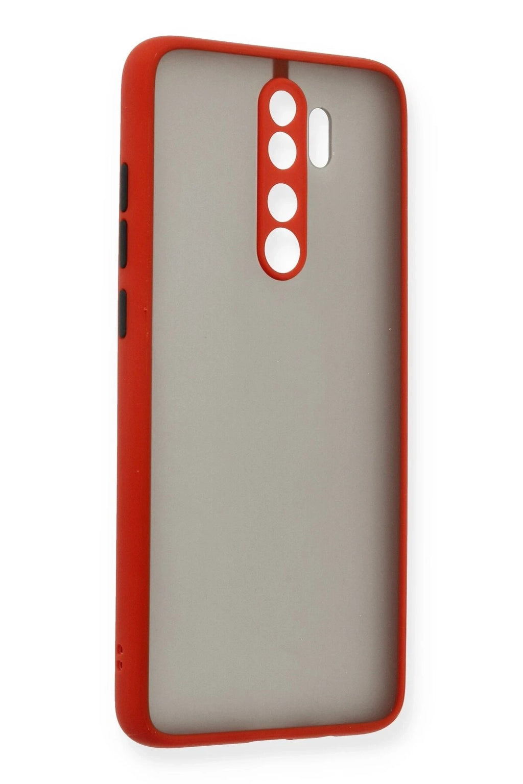 Mey İthalat® Redmi Note 8 Pro Kılıf Montreal Silikon Kapak - Kırmızı
