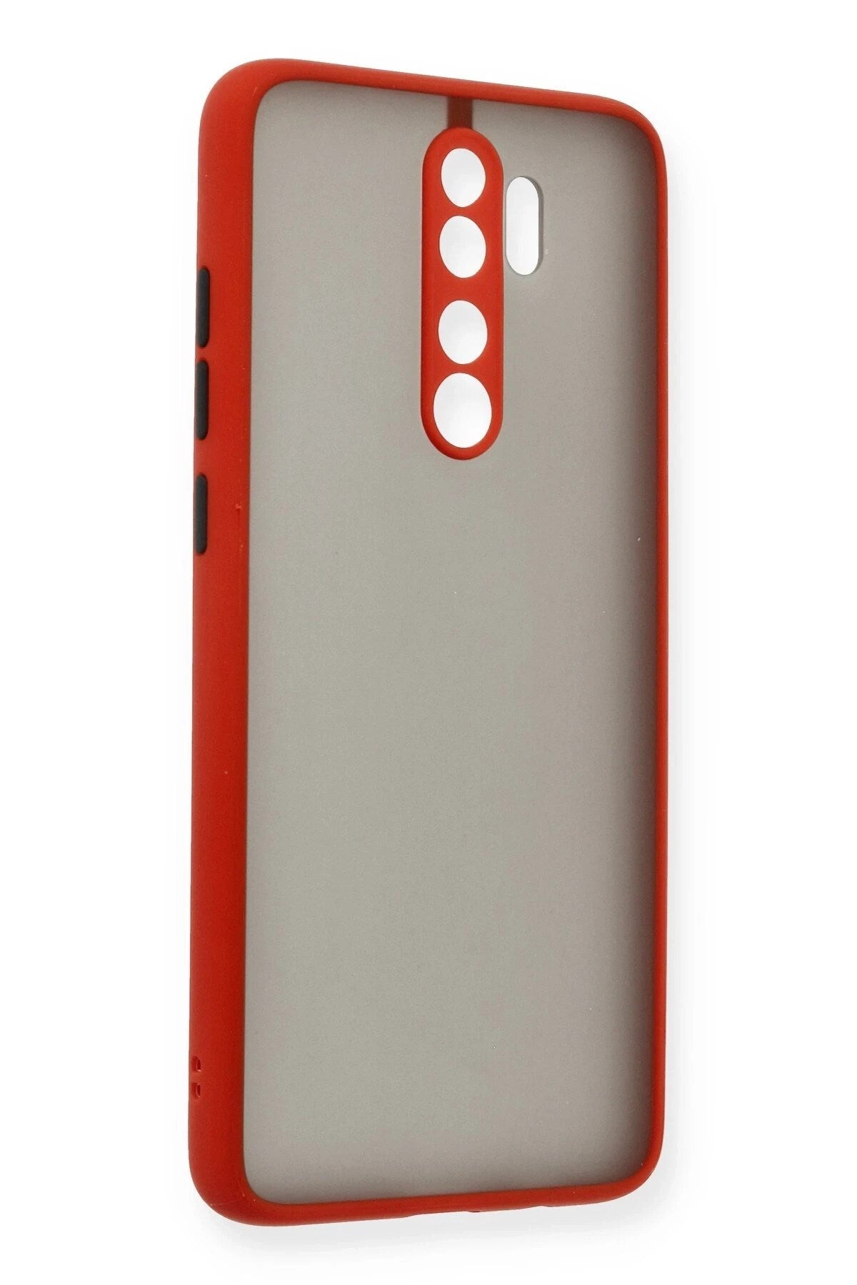 Mey İthalat® Redmi Note 8 Pro Kılıf Montreal Silikon Kapak - Kırmızı