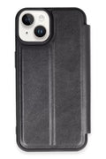 Mey İthalat® iPhone 14 Kılıf Flip Cover - Siyah