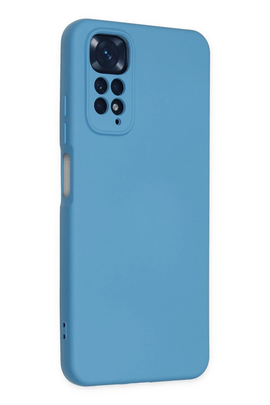 Mey İthalat® Redmi Note 11 Kılıf Nano içi Kadife Silikon - Mavi