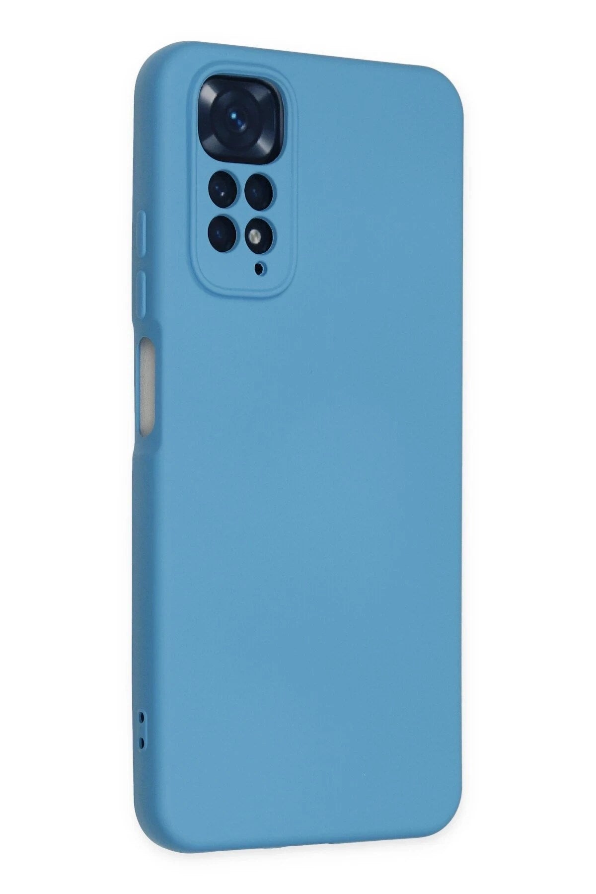 Mey İthalat® Redmi Note 11 Kılıf Nano içi Kadife Silikon - Mavi
