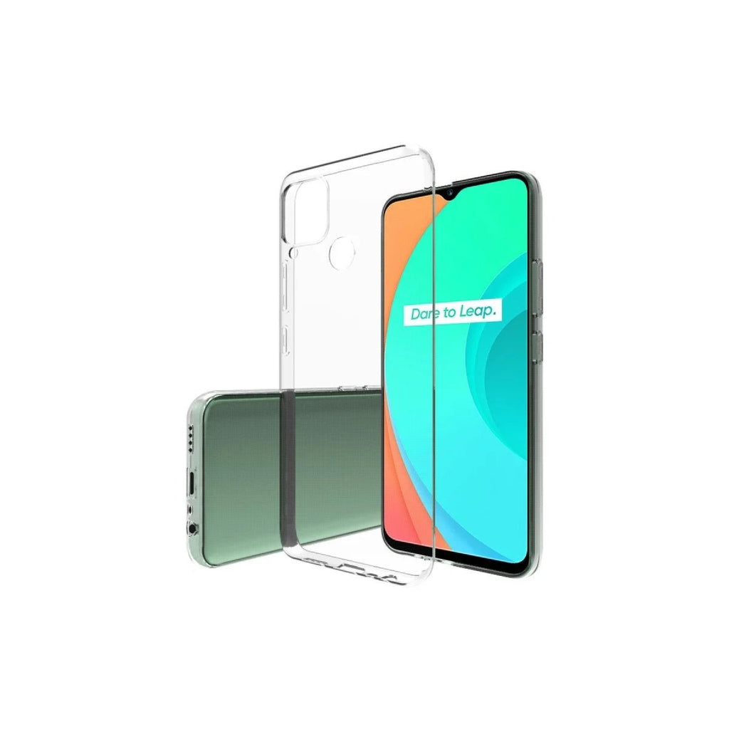 Mey İthalat® Realme C15 Kılıf Lüx Şeffaf Silikon