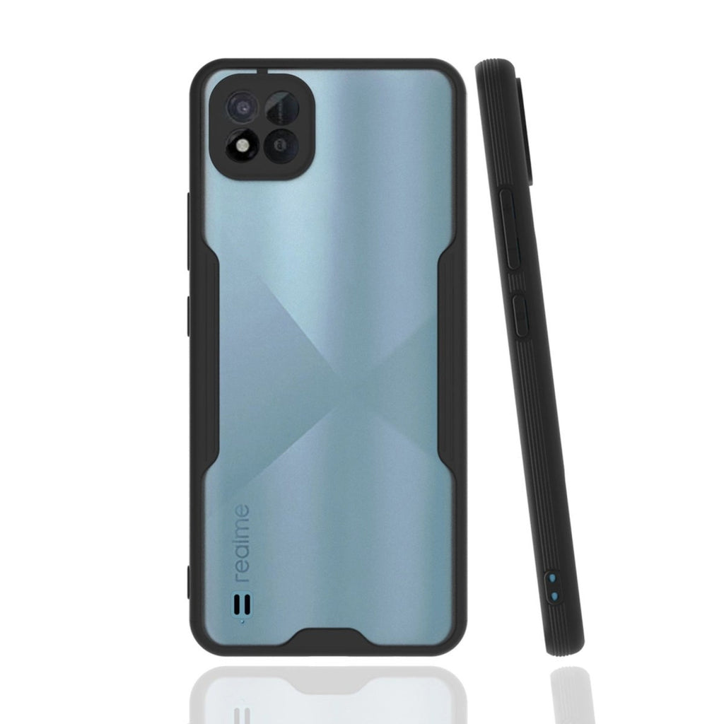 Mey İthalat® Realme C11 2021 Kılıf Platin Silikon - Siyah