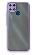 Mey İthalat® Realme C25 Kılıf Montreal Silikon Kapak - Mor