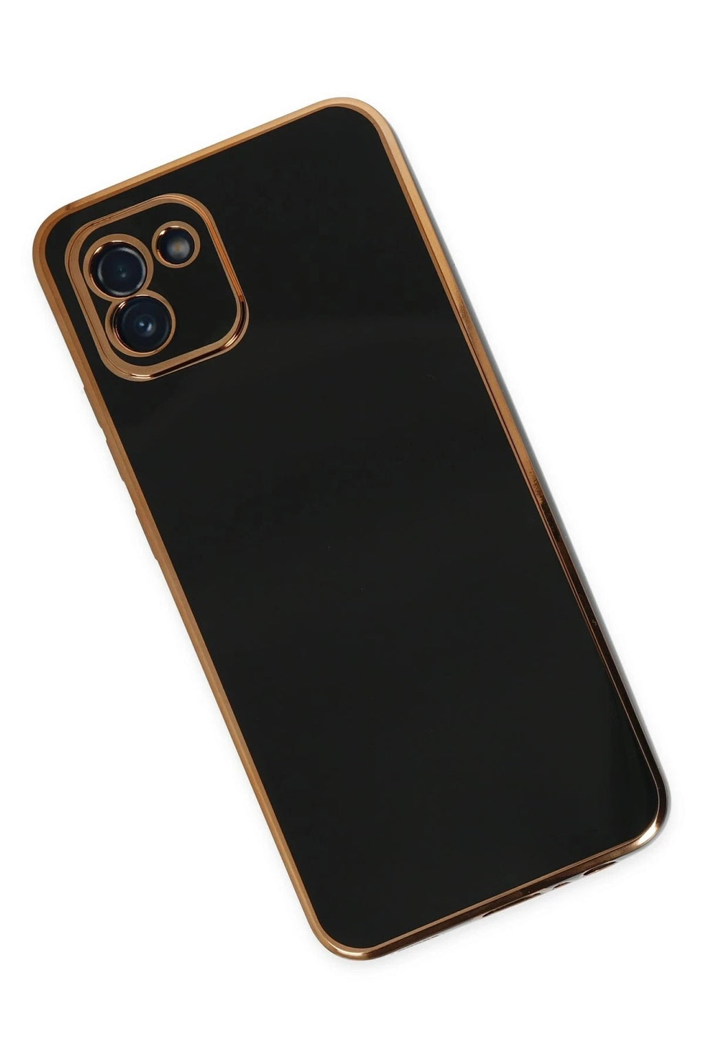 Mey İthalat® Samsung Galaxy A03 Kılıf Volet Silikon - Siyah