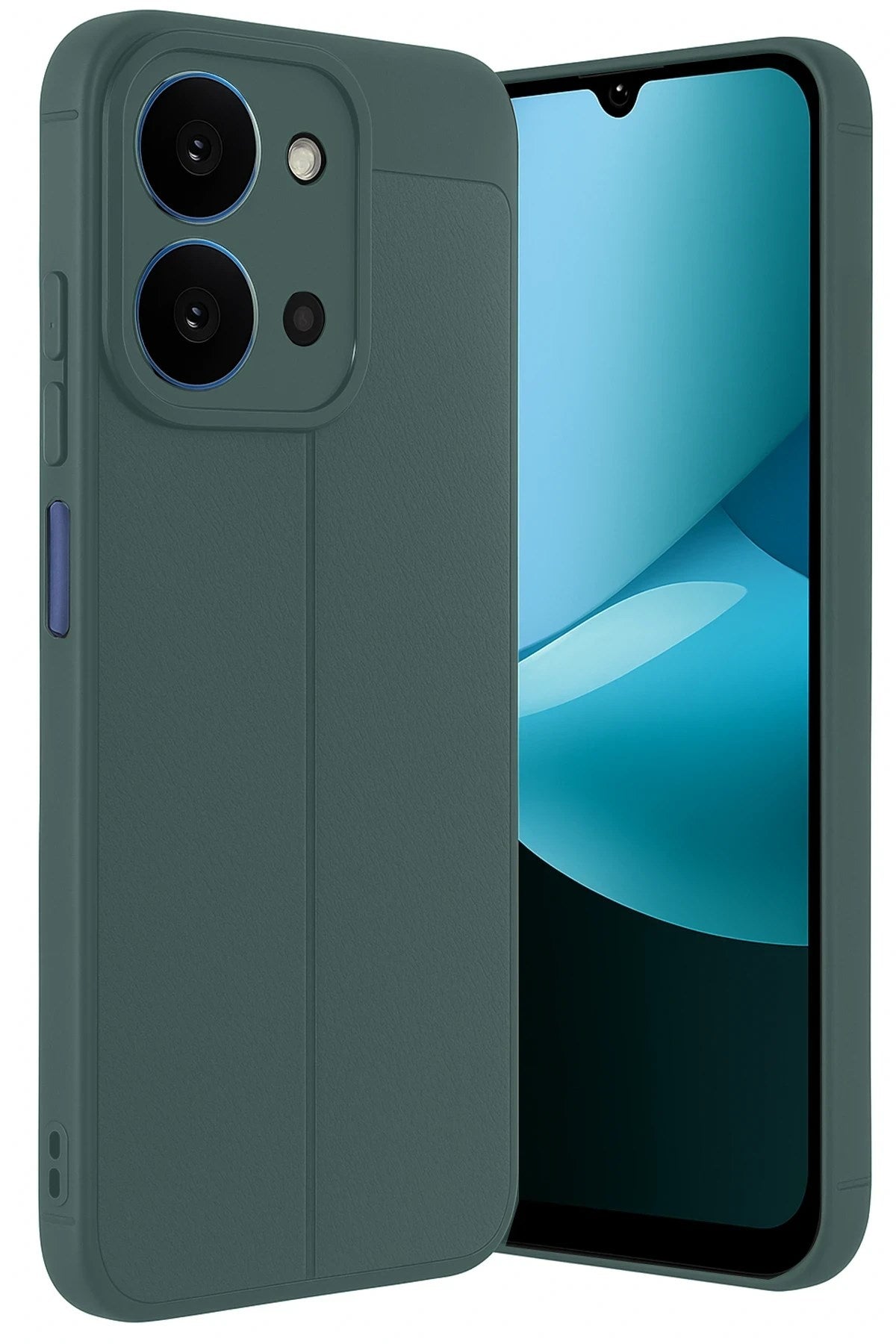 Mey İthalat® Redmi 15C 4G Auto Focus Kapak - Koyu Yeşil