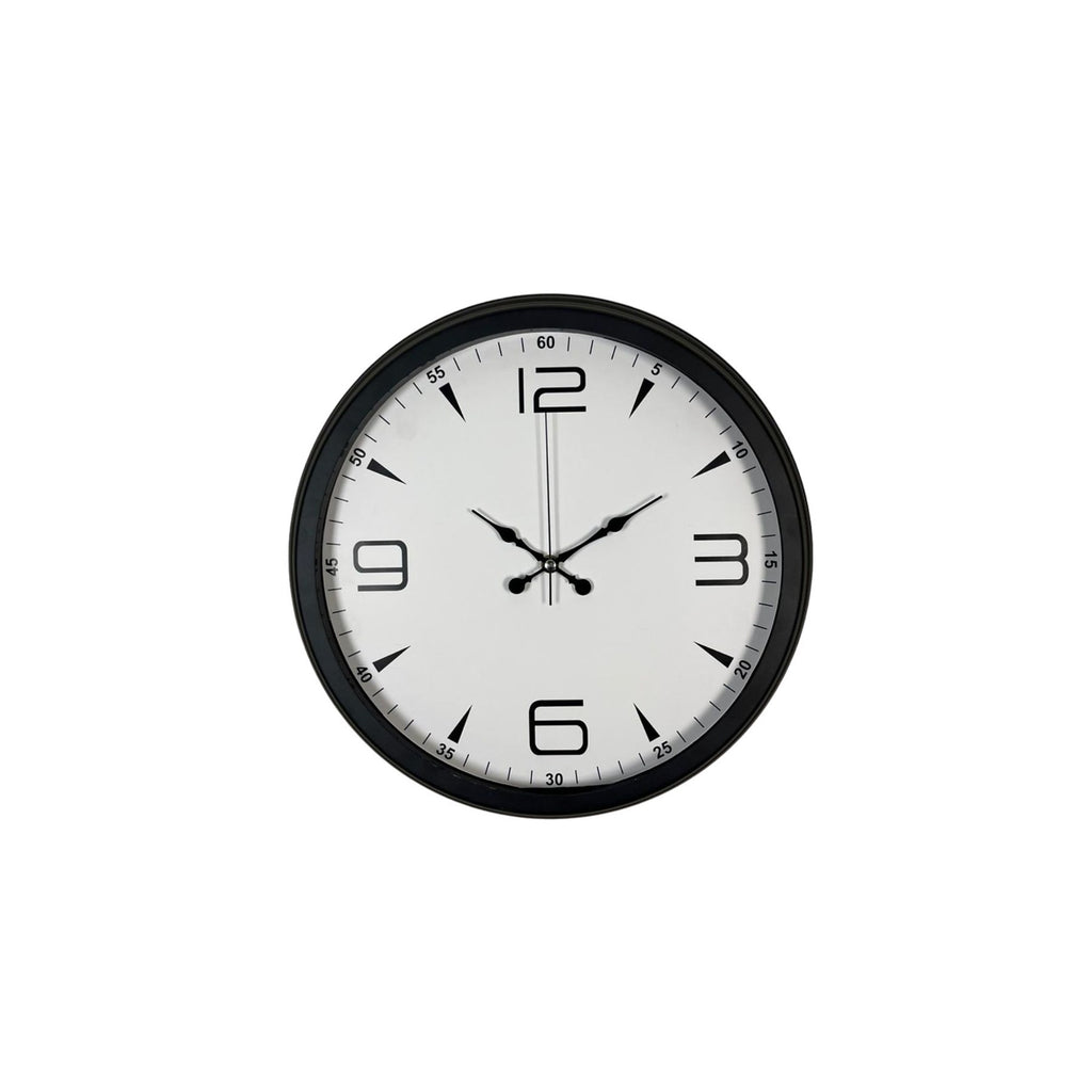 Precision Black 40 Cm Metal Duvar Saati