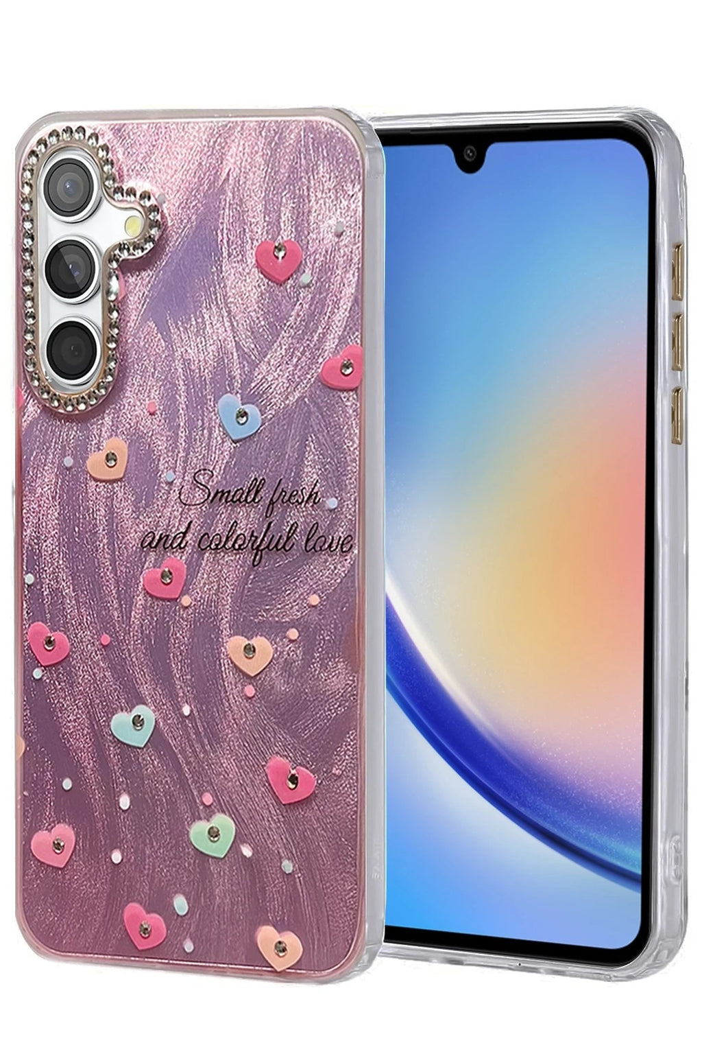 Mey İthalat® Samsung Galaxy A34 5G Kılıf Blade Aynalı Desenli Kapak - Desen 8