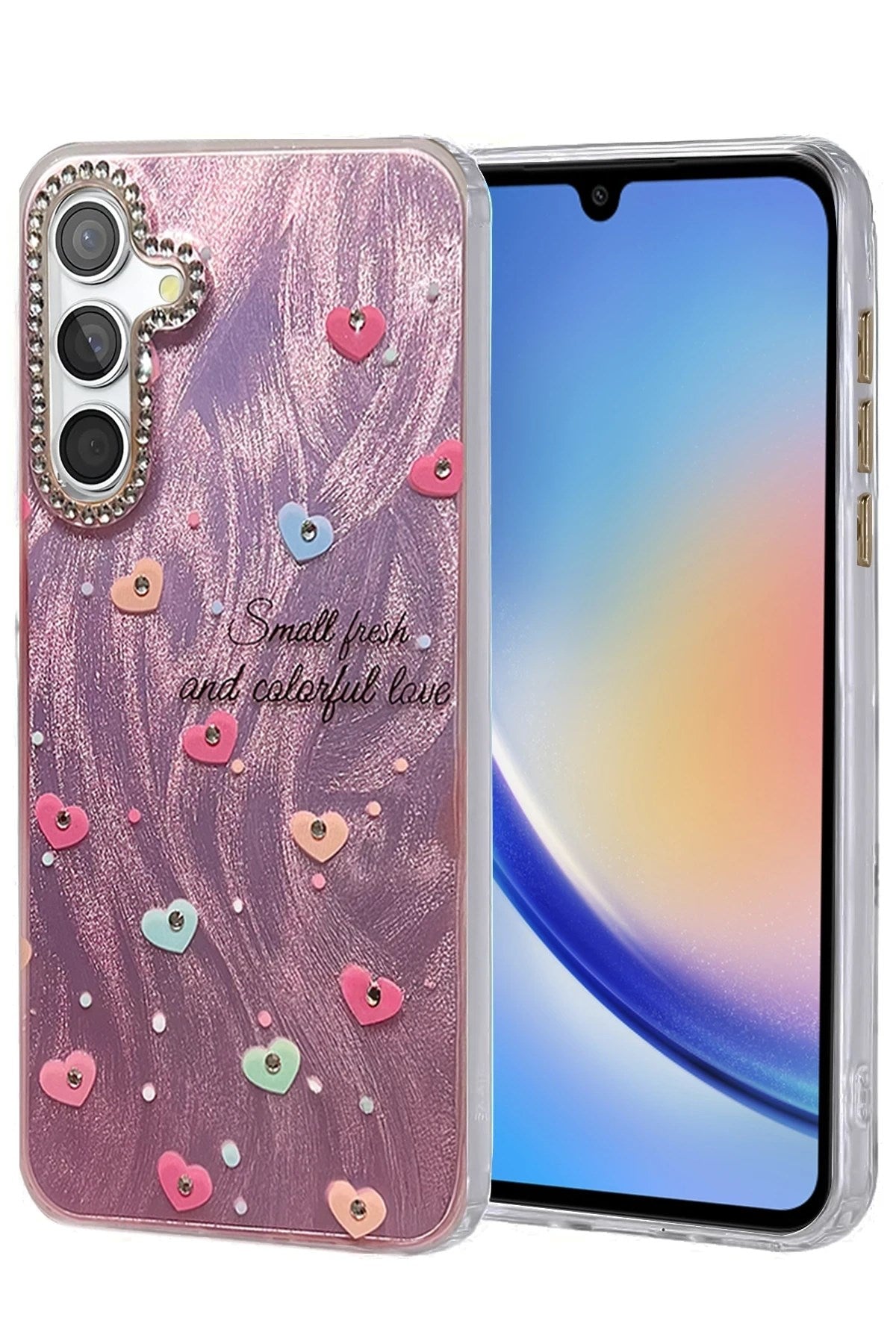 Mey İthalat® Samsung Galaxy A34 5G Kılıf Blade Aynalı Desenli Kapak - Desen 8
