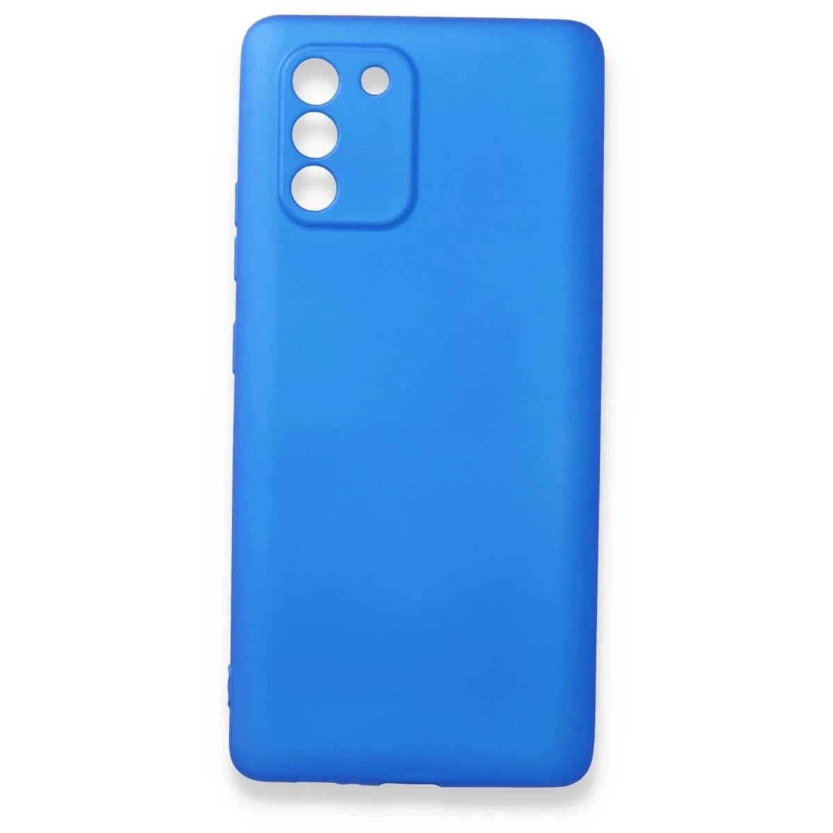 Mey İthalat® Samsung Galaxy A91 / S10 Lite Kılıf First Silikon - Mavi