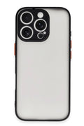 Mey İthalat® iPhone 16 Pro Max Kılıf Montreal Silikon Kapak - Siyah
