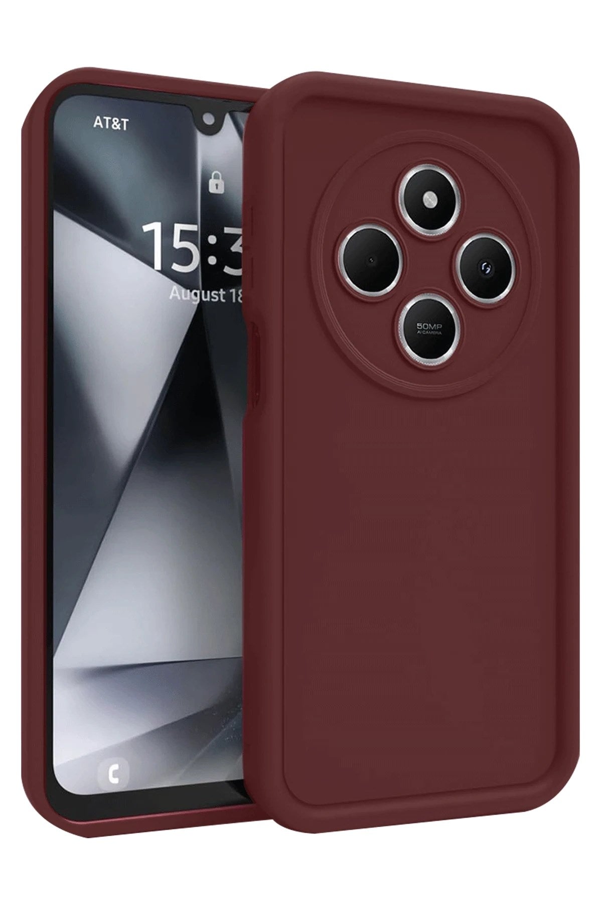 Mey İthalat® Redmi 14C Kılıf Viera Silikon - Bordo