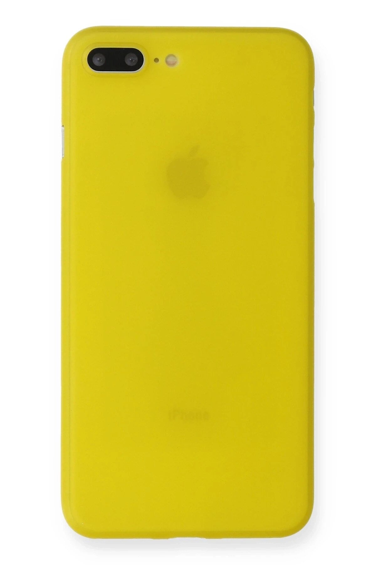 Mey İthalat® iPhone 7 Plus Kılıf PP Ultra İnce Kapak - Sarı