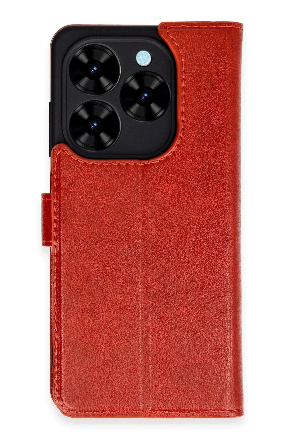 Mey İthalat® Tecno Spark Go 2024 Kılıf Trend S Plus Kapaklı Kılıf - Kırmızı