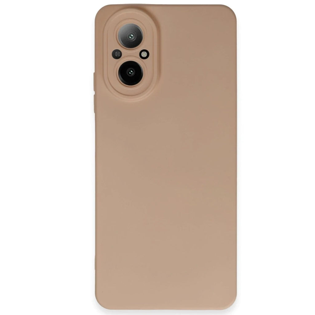 Mey İthalat® Realme 12 Lite Kılıf Nano içi Kadife Silikon - Pudra