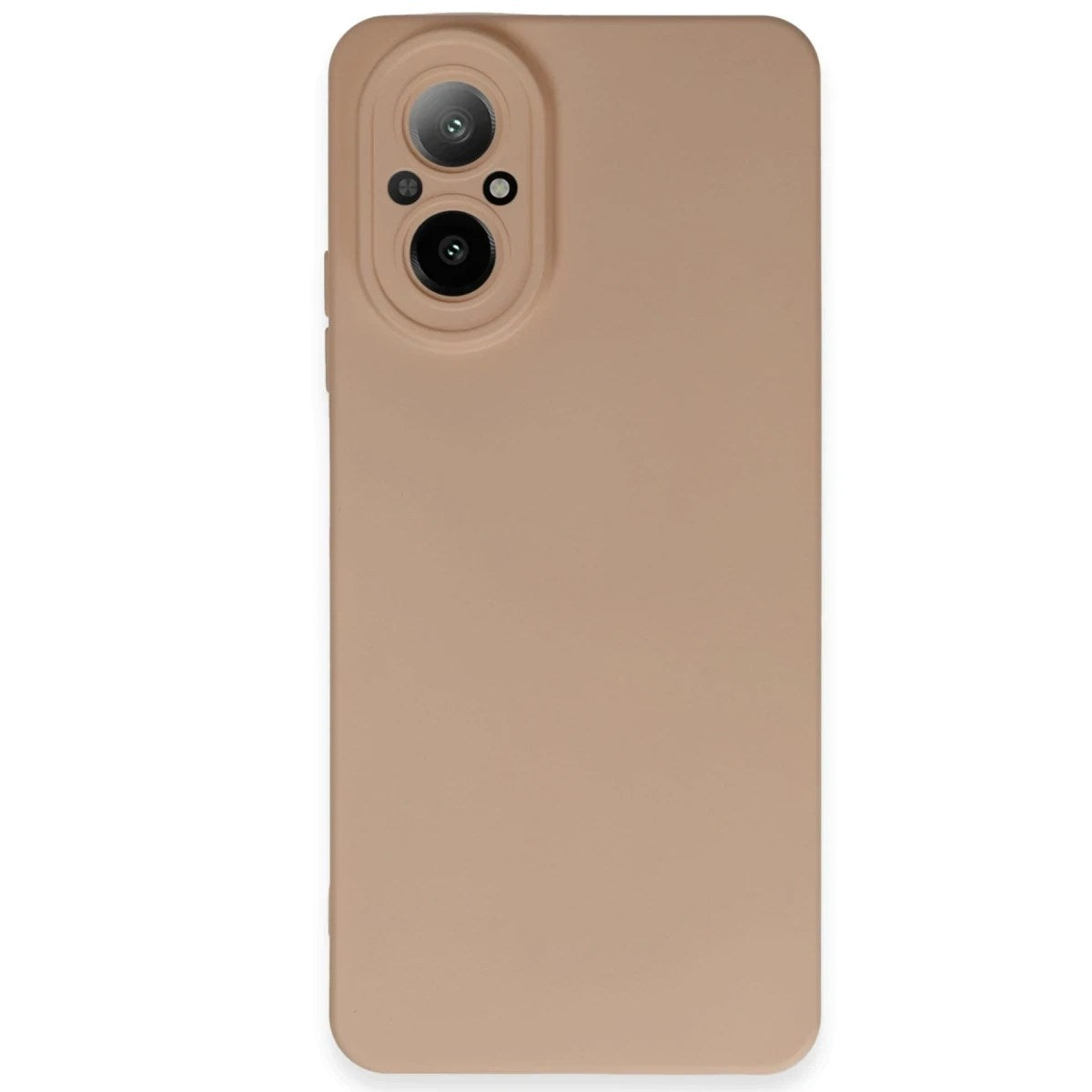 Mey İthalat® Realme 12 Lite Kılıf Nano içi Kadife Silikon - Pudra
