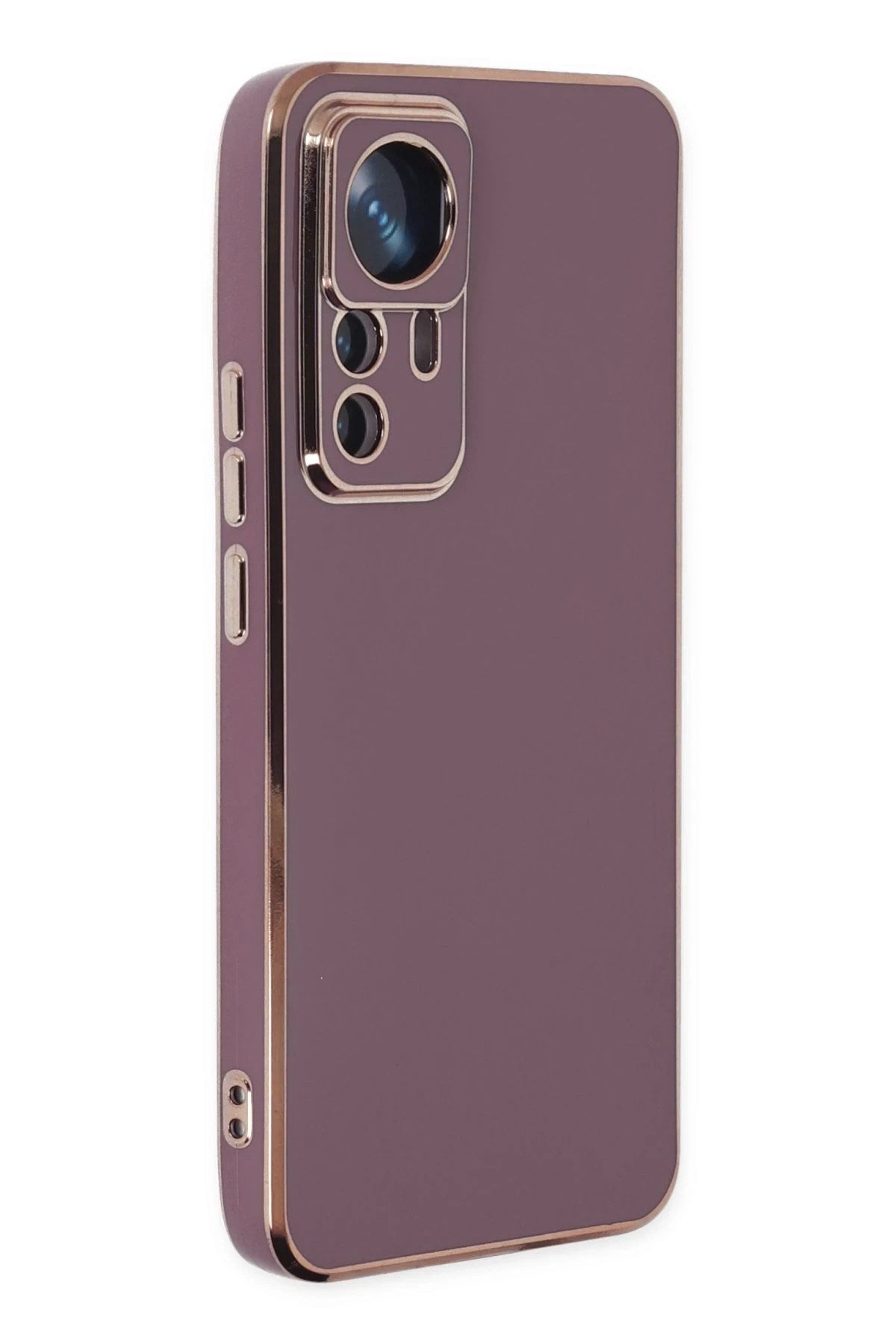 Mey İthalat® Mi 12T Pro Kılıf Volet Silikon - Mor
