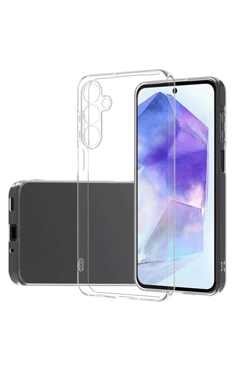 Mey İthalat® Samsung Galaxy A16 5G Kılıf Lüx Şeffaf Silikon