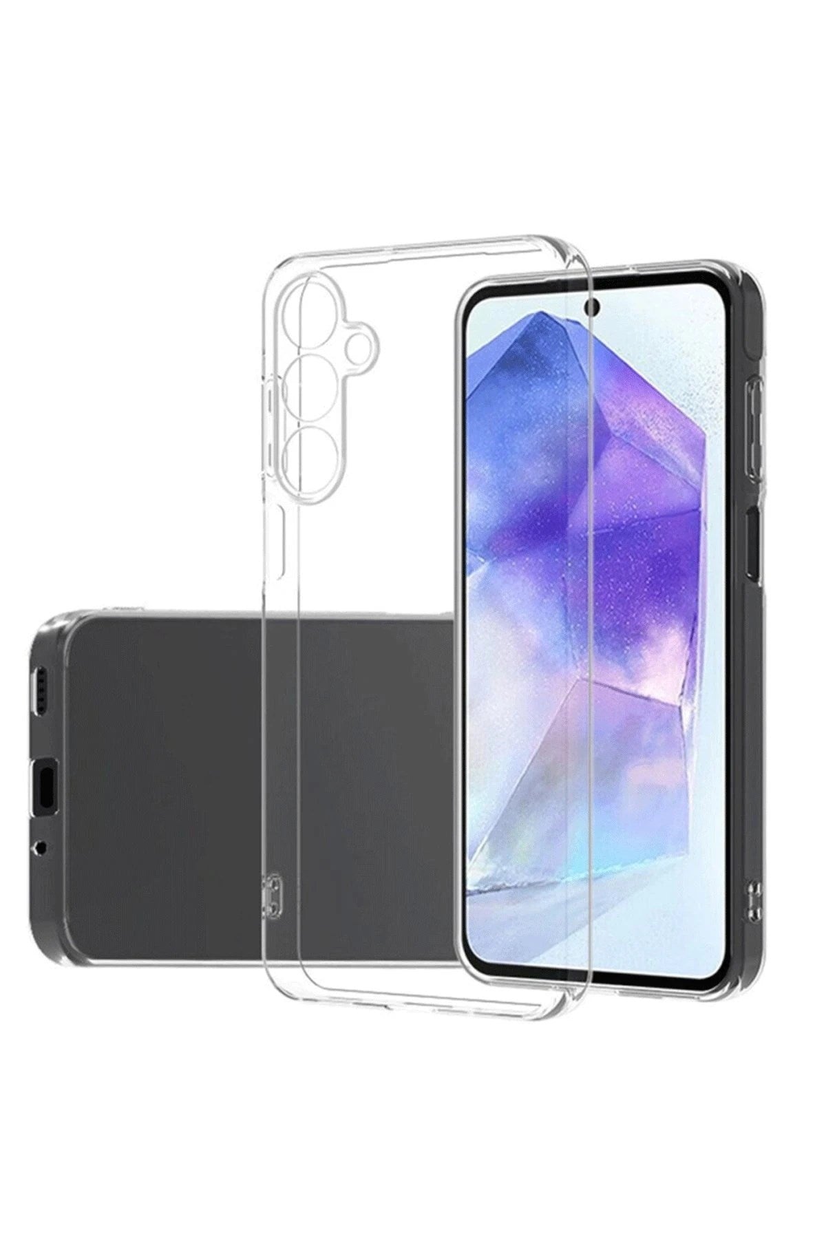Mey İthalat® Samsung Galaxy A16 5G Kılıf Lüx Şeffaf Silikon