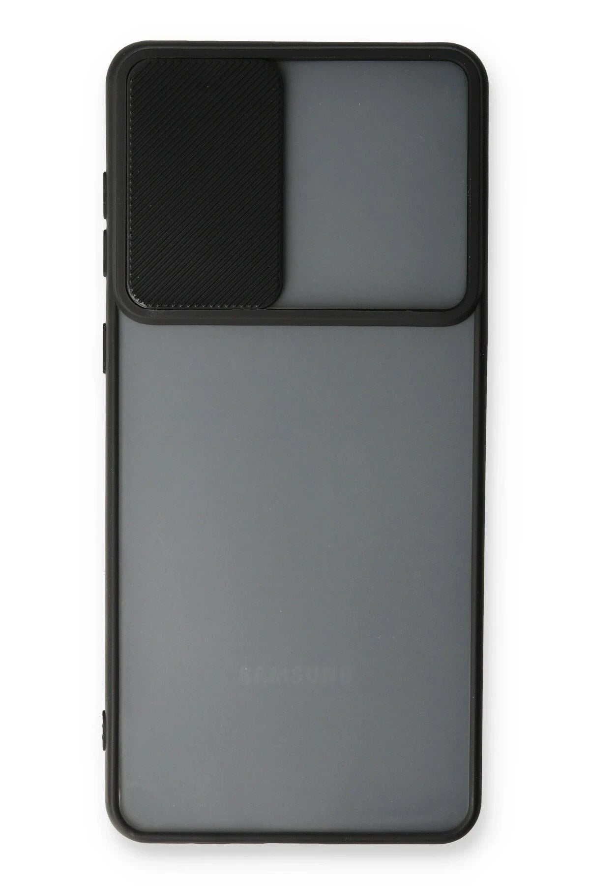 Mey İthalat® Samsung Galaxy A33 5G Kılıf Palm Buzlu Kamera Sürgülü Silikon - Siyah