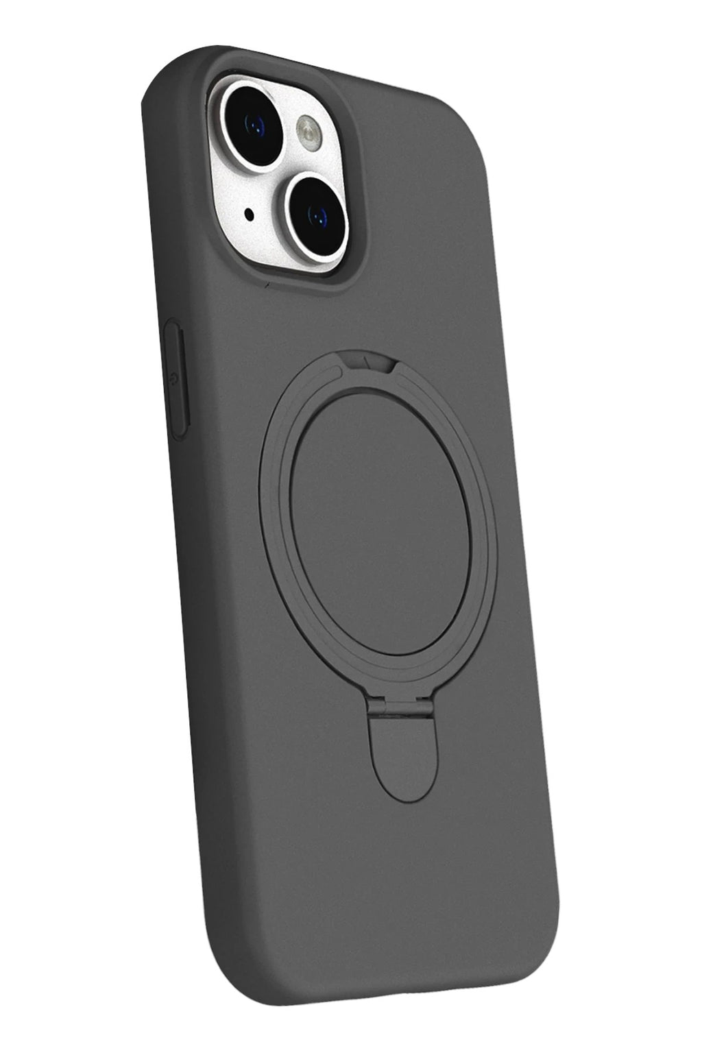 Mey İthalat® iPhone 15 Plus Regal Magsafe Standlı Kapak - Titan Gri