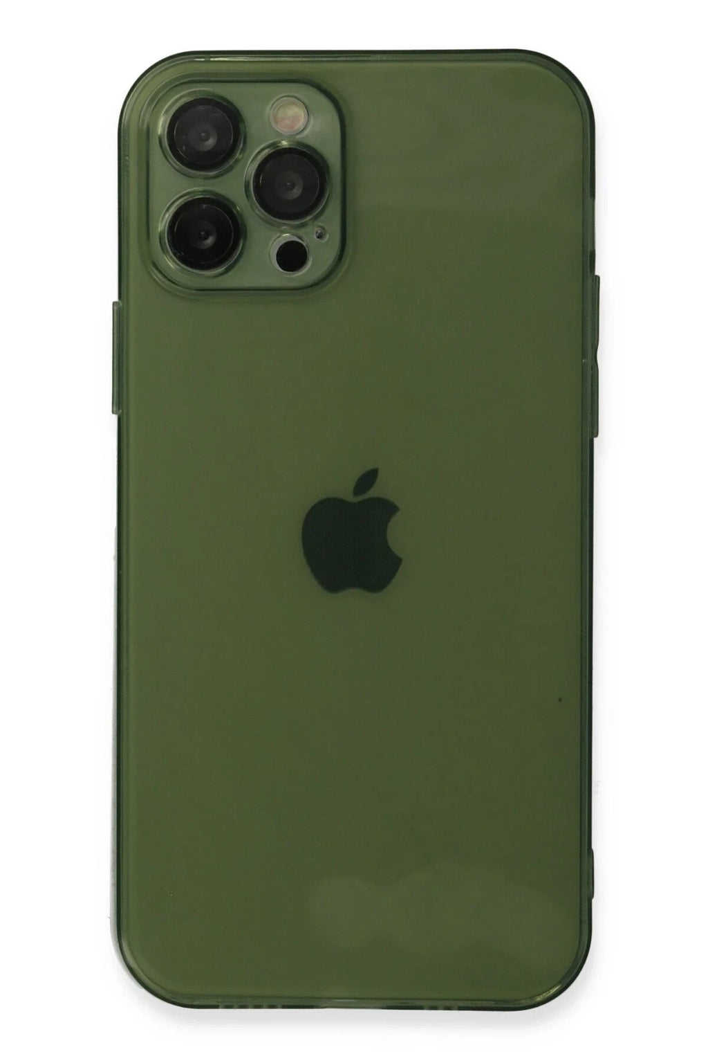 Mey İthalat® iPhone 12 Pro Kılıf Fly Lens Silikon - Yeşil