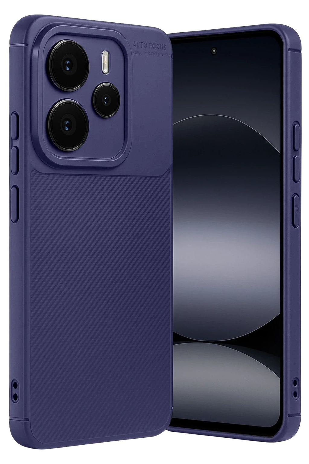 Mey İthalat® Note 14 5G Auto Focus Karbon Kapak - Lacivert