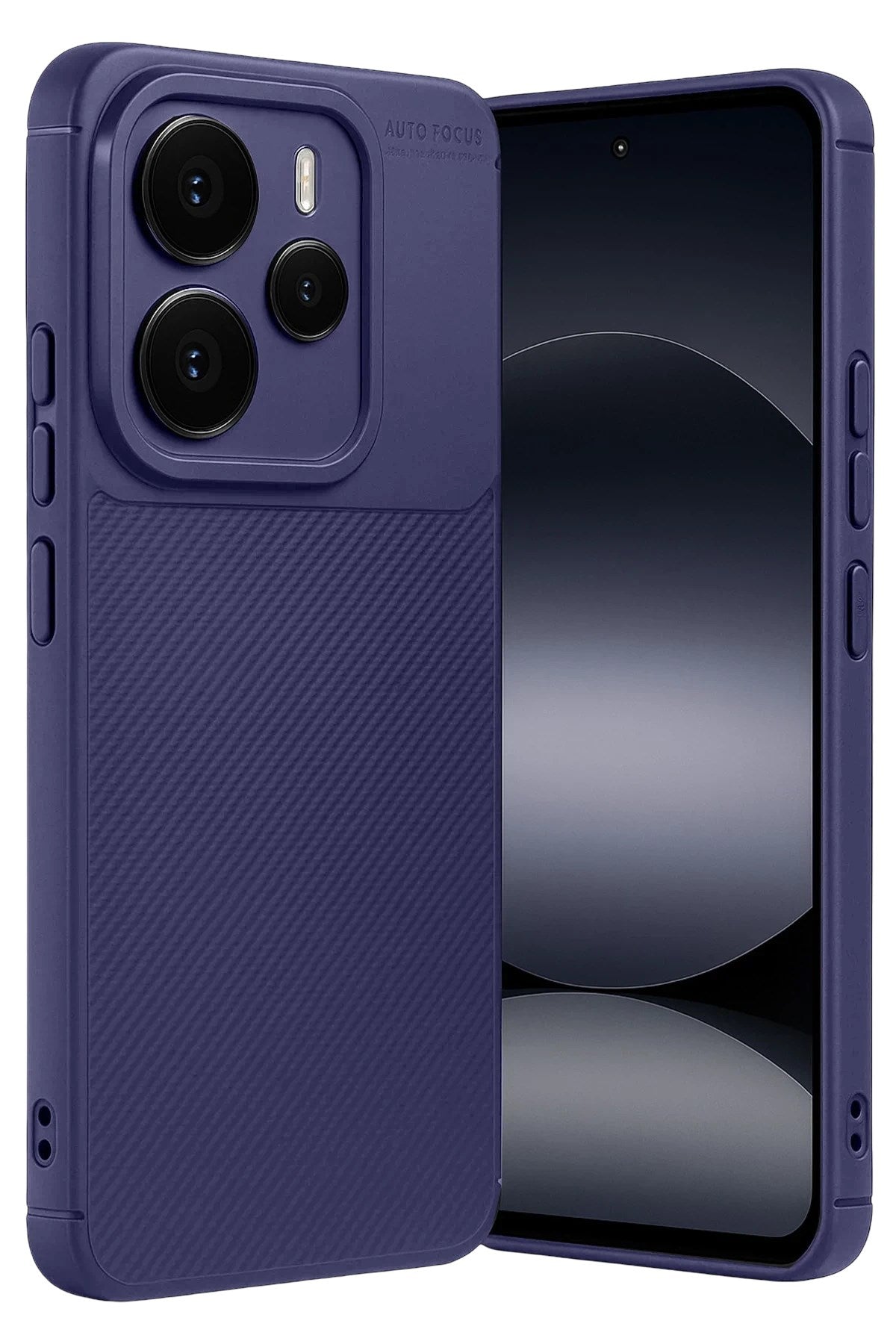 Mey İthalat® Note 14 5G Auto Focus Karbon Kapak - Lacivert