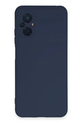 Mey İthalat® Poco M5 Kılıf Nano içi Kadife Silikon - Lacivert