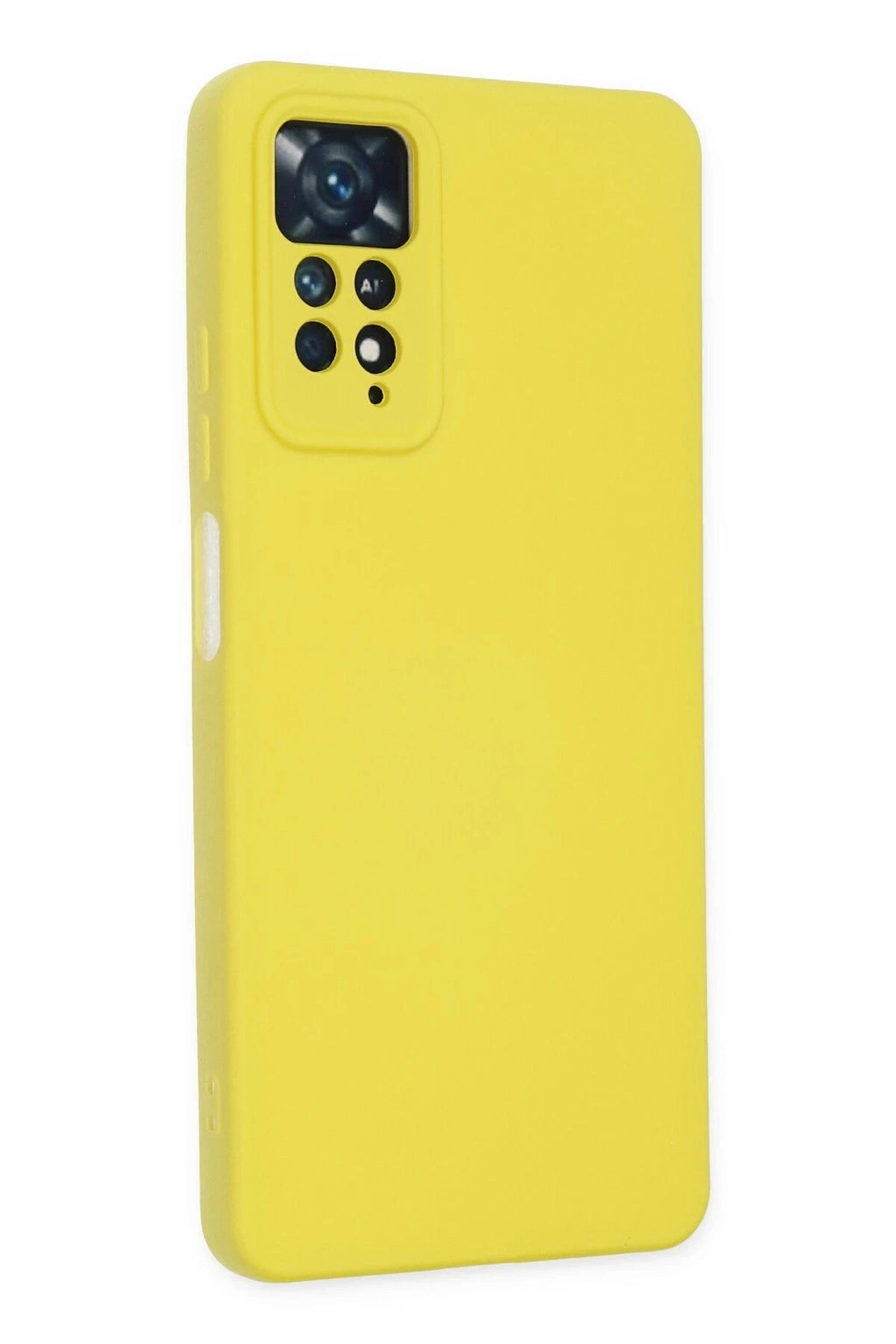 Mey İthalat® Redmi Note 11 Pro Kılıf Nano içi Kadife Silikon - Sarı